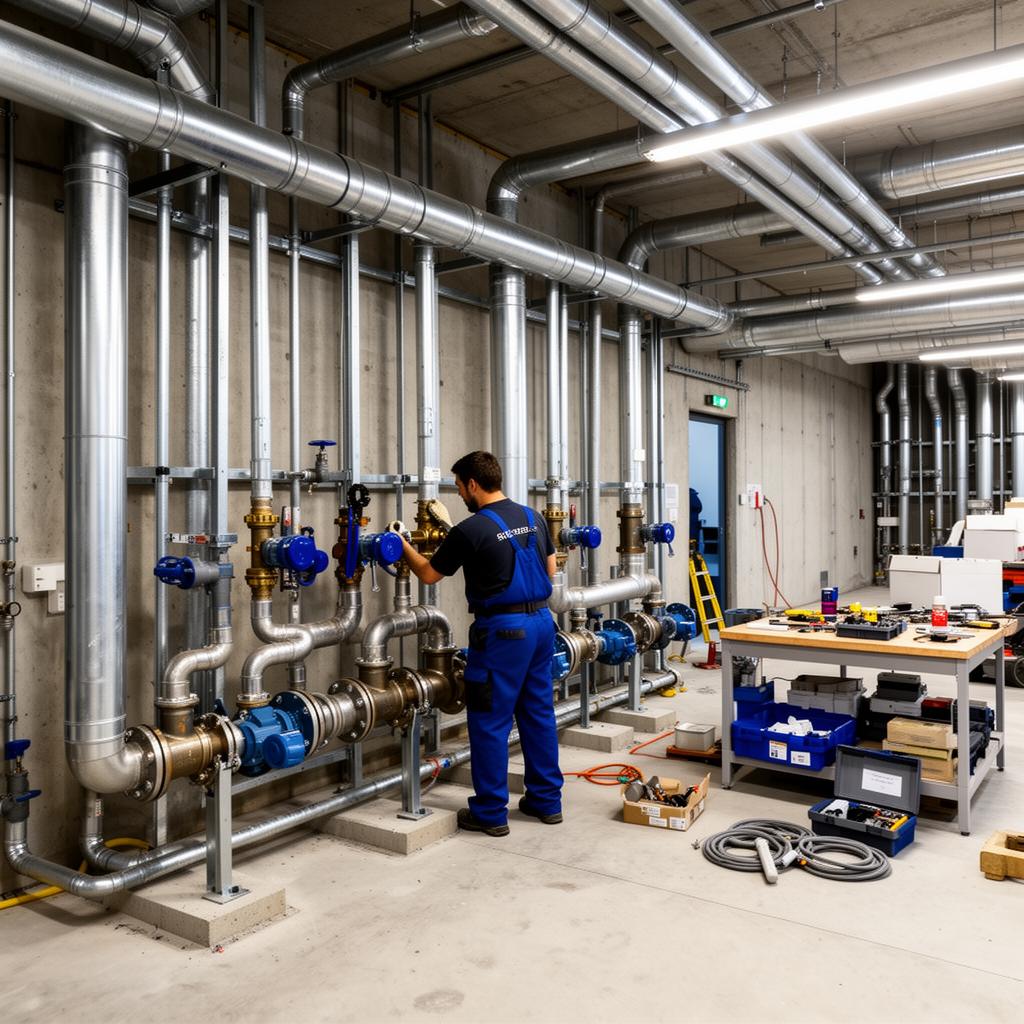 Commercial plumbing systems